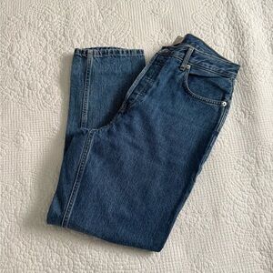 Everlane The Cheeky Jean Crop Medium Blue Wash Jeans